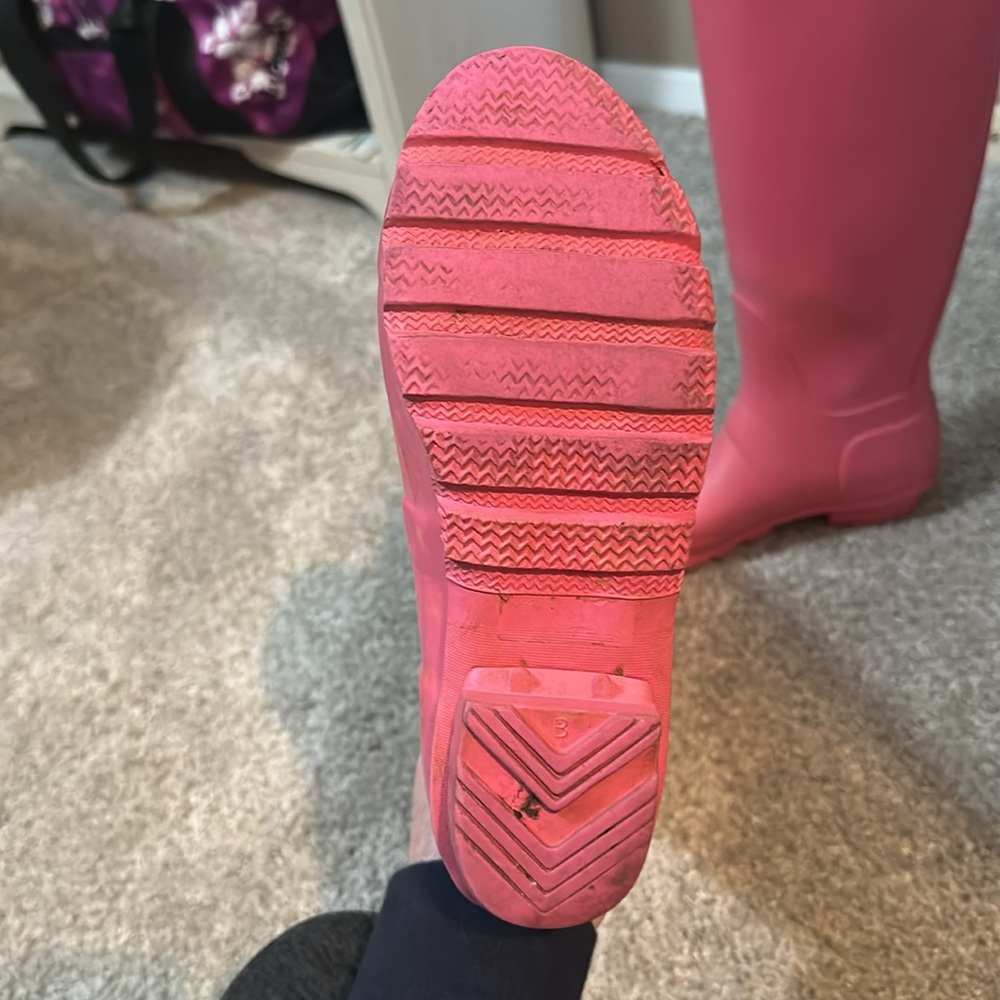 Pink HUNTER boots - Picture 3 of 4